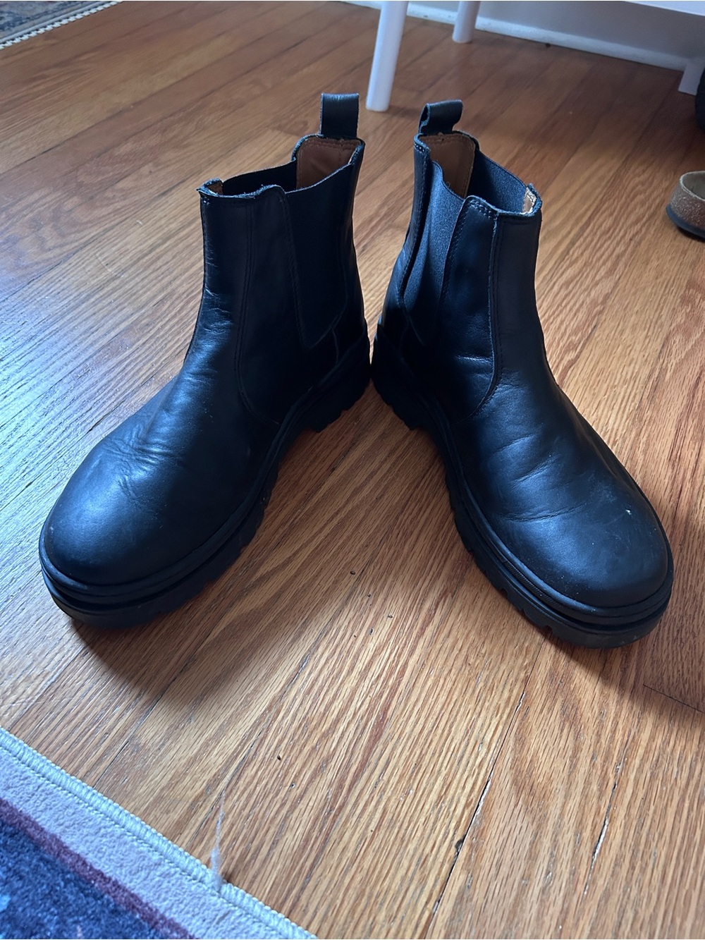 Troentorp Black Chelsea Leather Boots